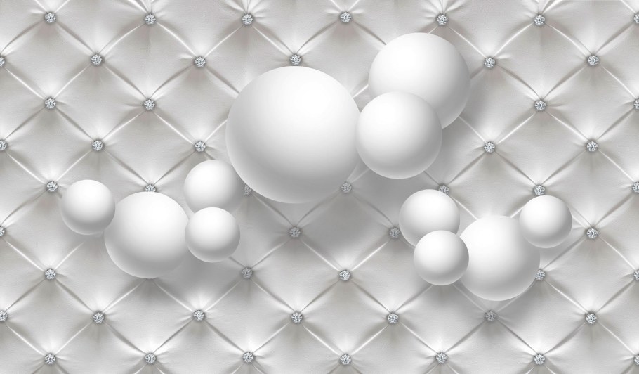 Обои шары серые