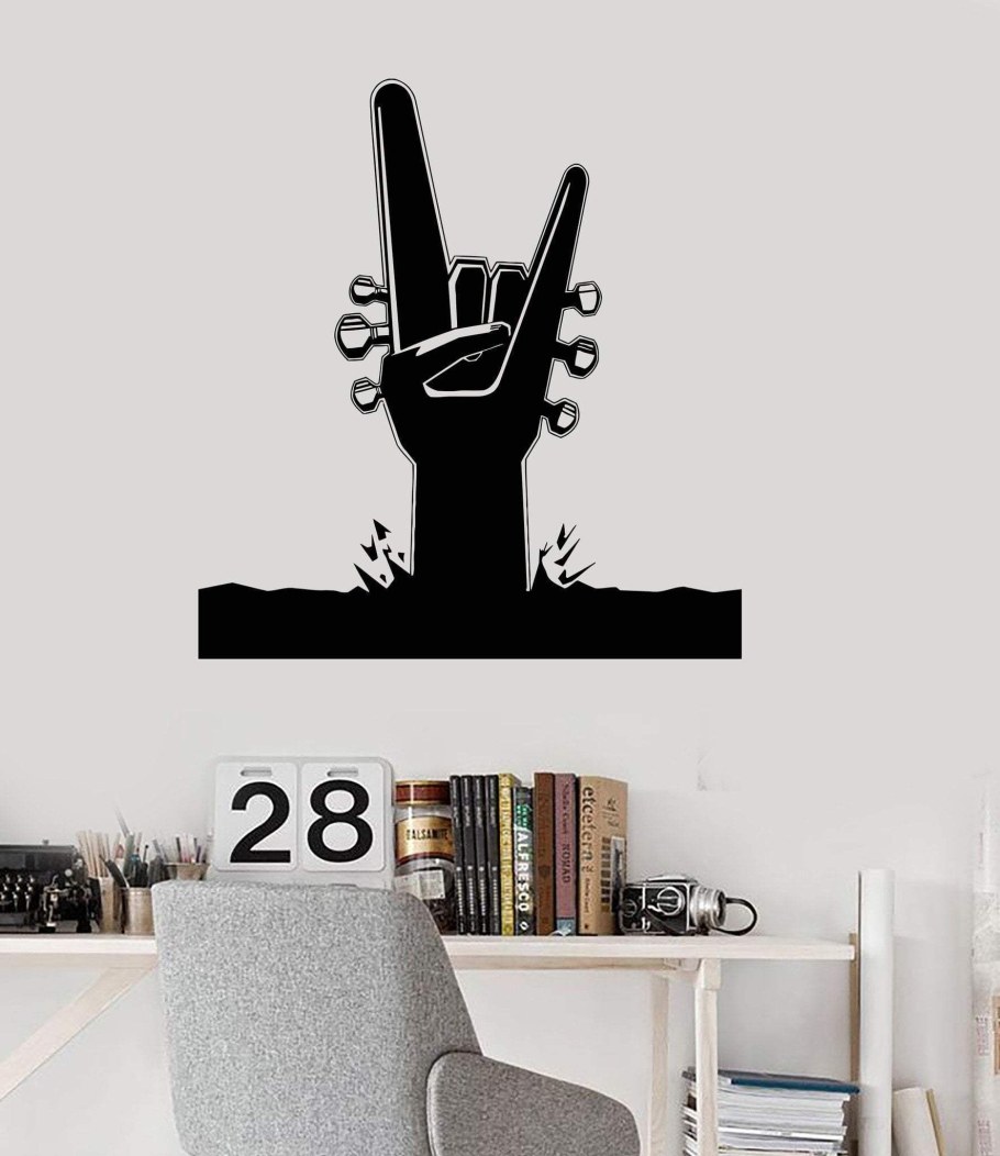 Трафарет потолок рок