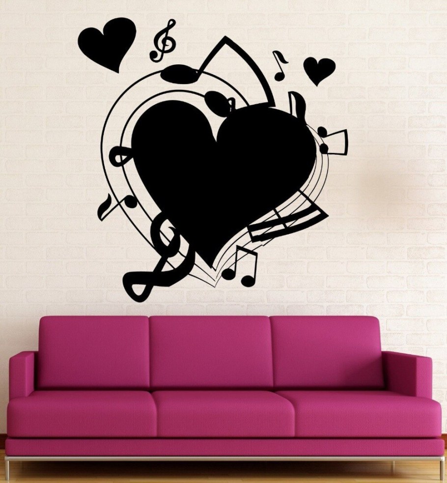 Наклейка на стену романтика