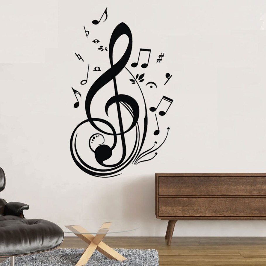 Декор стены на музыкальную тему