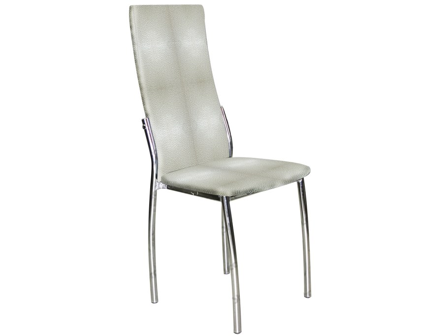 Стул для столовых UD_Флоренция см7/1-02 карк.серебр.метал.к/з-беж. К-009