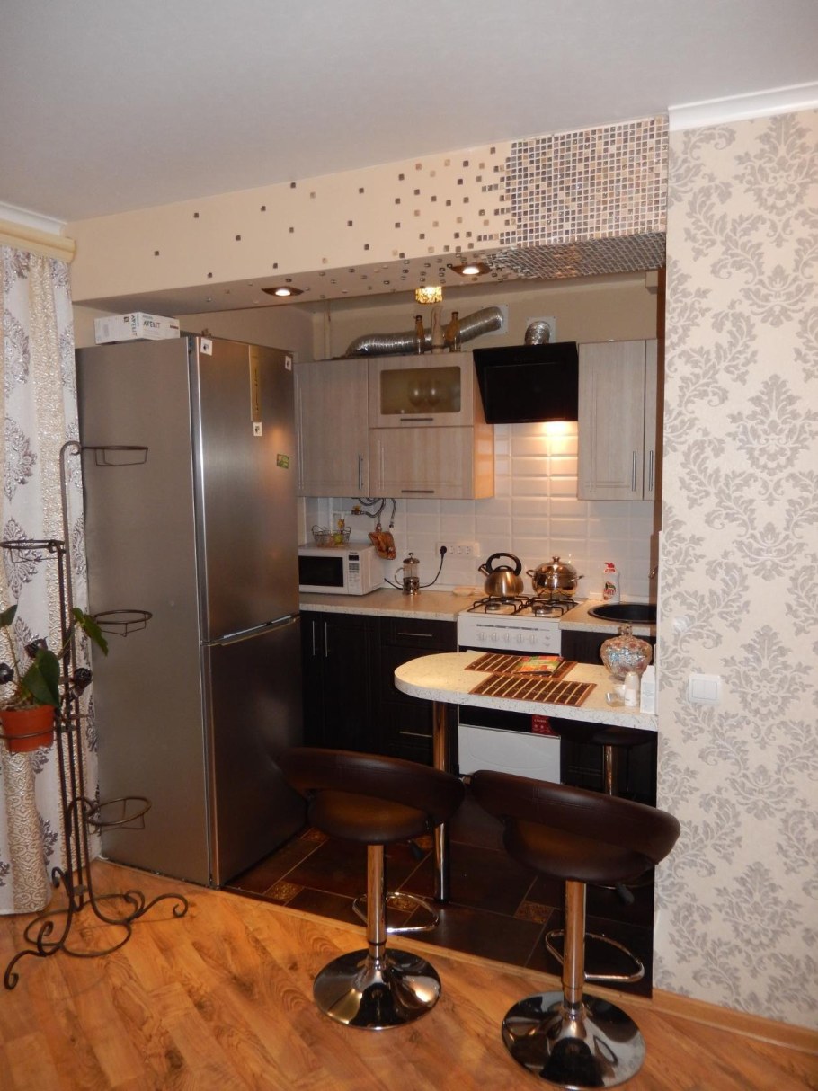 Маленькие кухни с барной стойкой