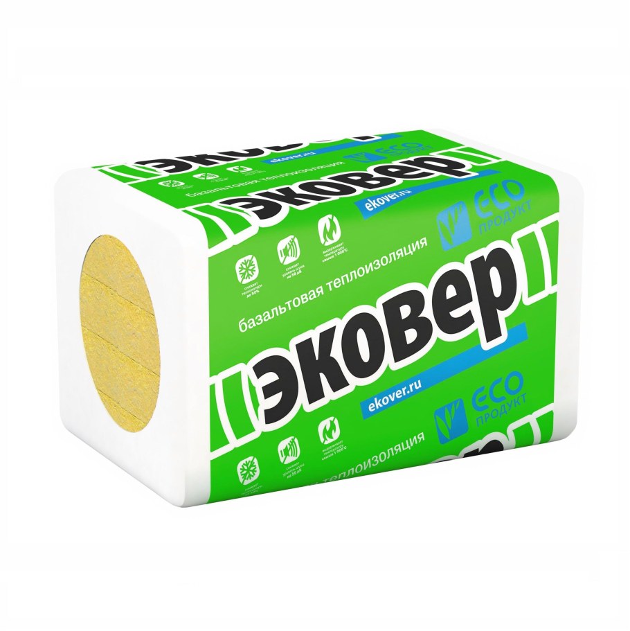 Эковер фасад 80 кг/м3 1000х600х50