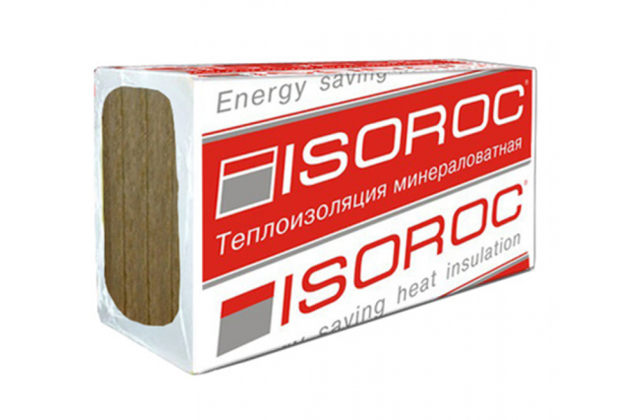 Каменная вата ISOROC ПП-80 1000x500х100мм 4 шт