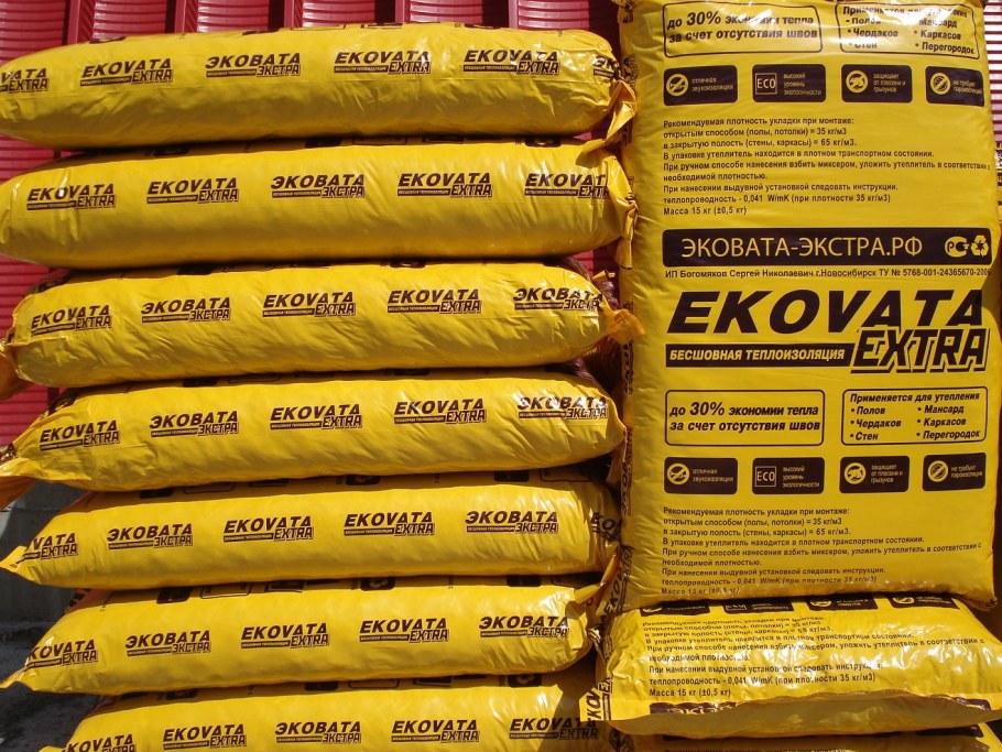 Эковата Экстра 15кг
