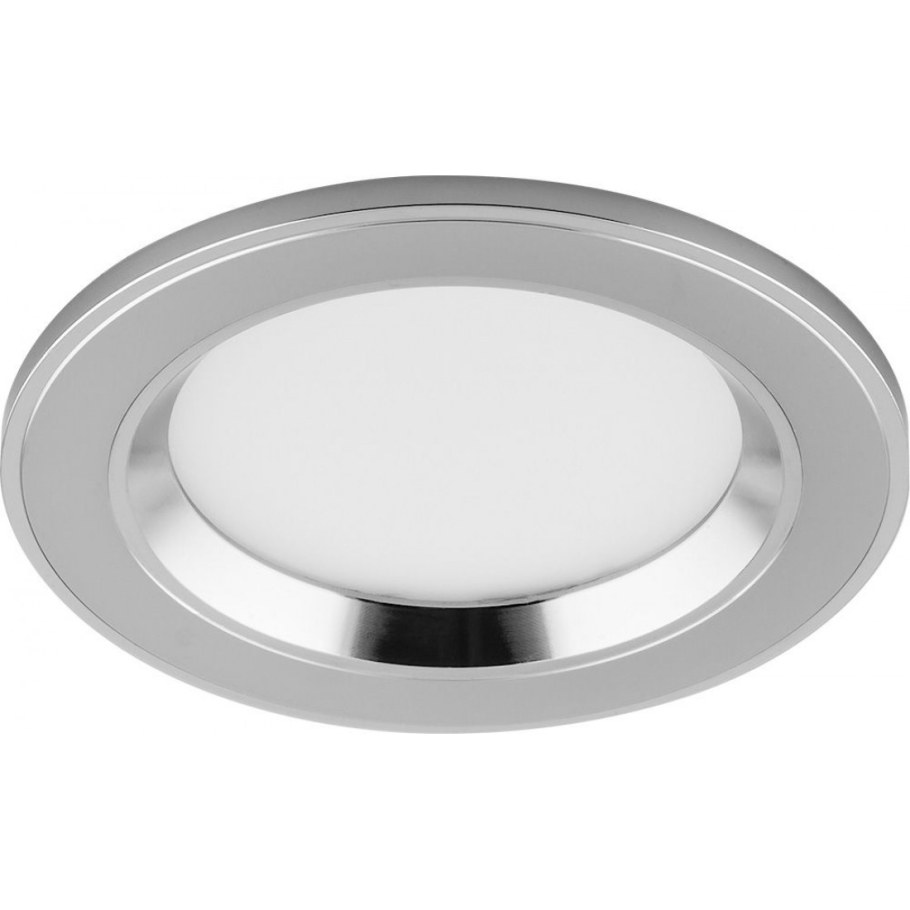 Светильник встраиваемый светодиодный 7w, 560 LM, 4000к, хром, al610