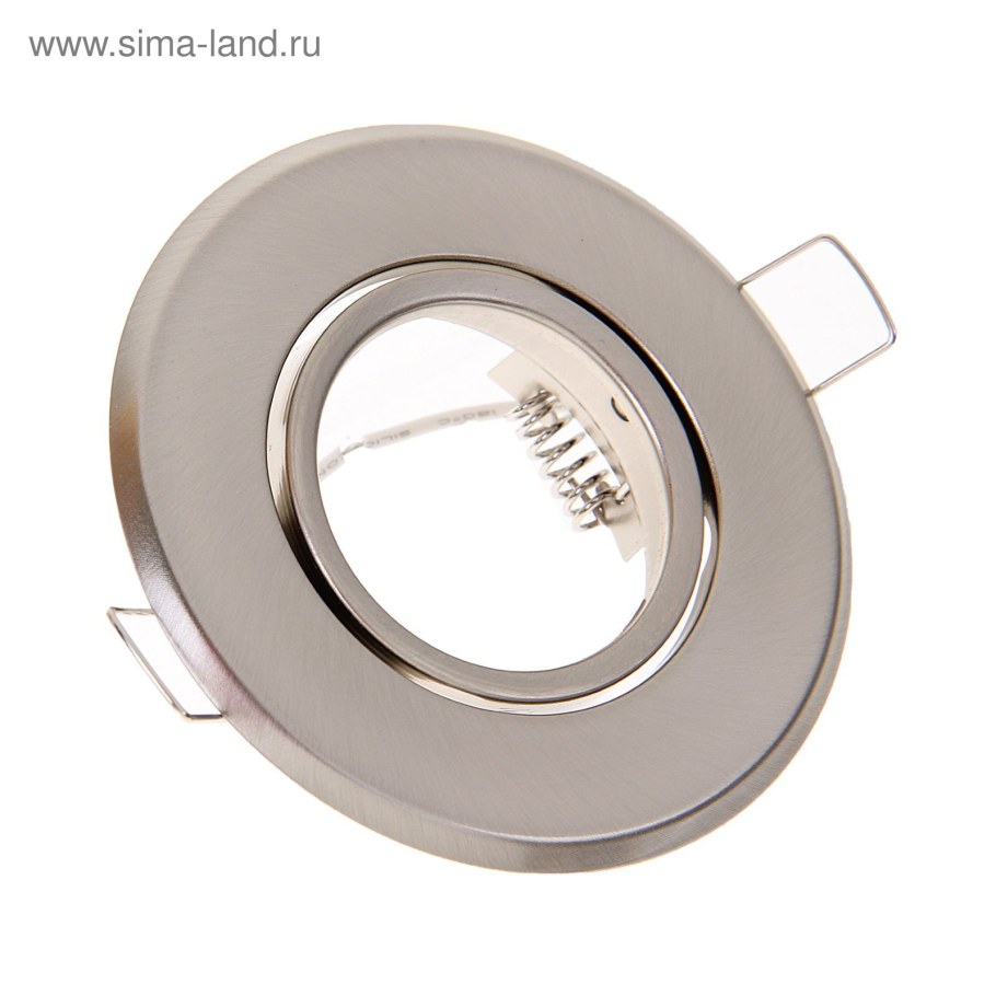 Светильник dh09 mr16 gu5.3 сатин-хром fn1603efs Ecola