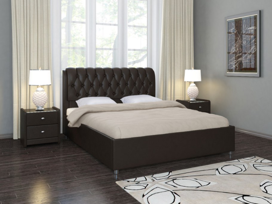 Кровать Барселона белая 180/200