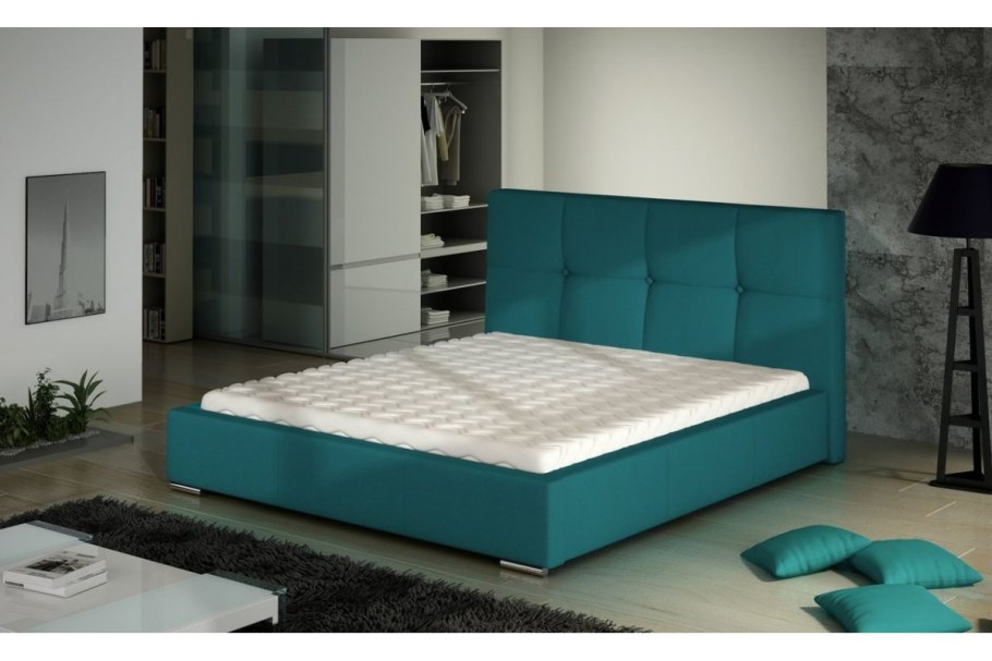 Кровать с мягким изголовьем Ника