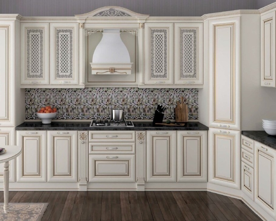 Фасад Флорентина Шатура кухни патина золото