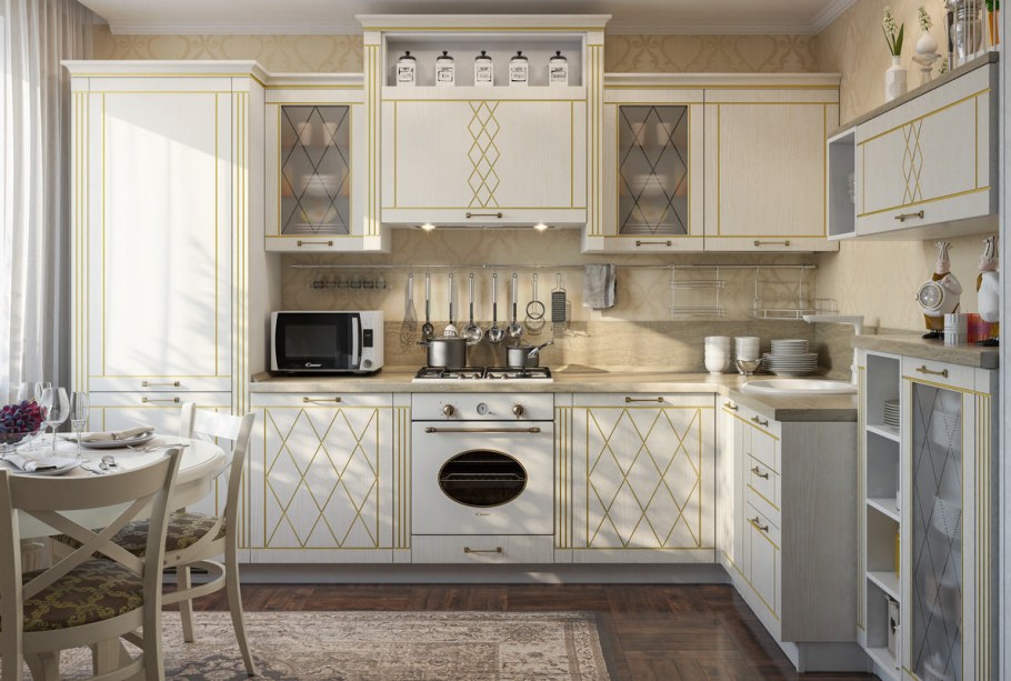 Кухни Миа Элизабет с патиной