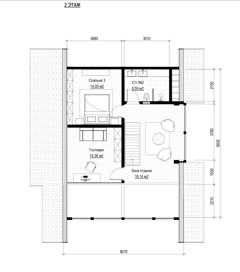 Дом фахверк берген Midi 167 м