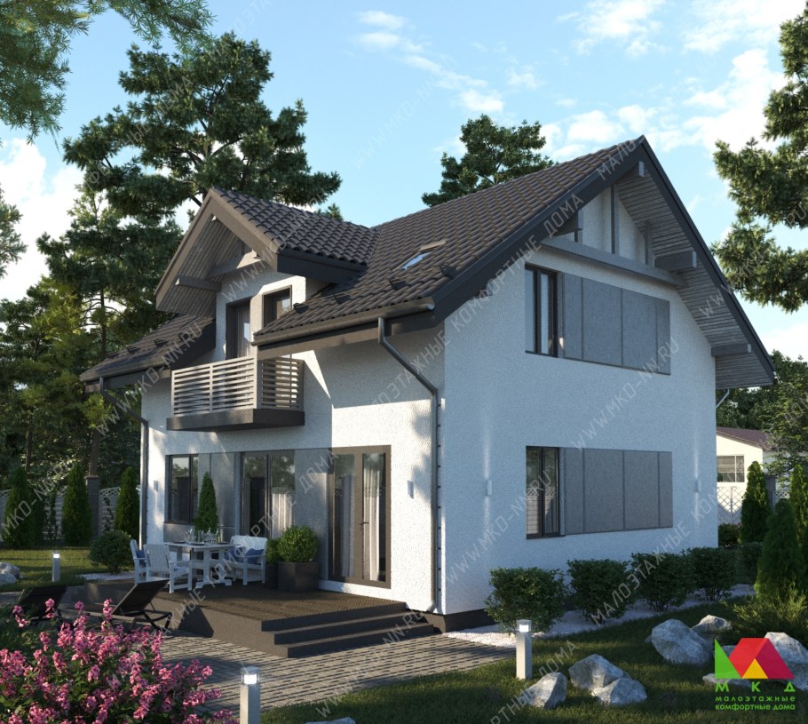 Каркасный дом 200 кв