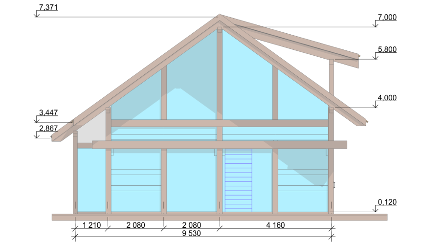 Фахверк Домогацкого Midi up