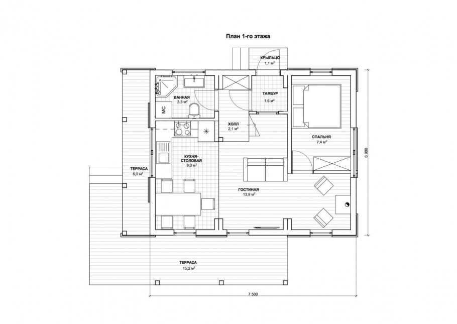 Берген миди планировка