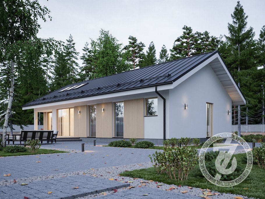 Дом из газобетона Opti