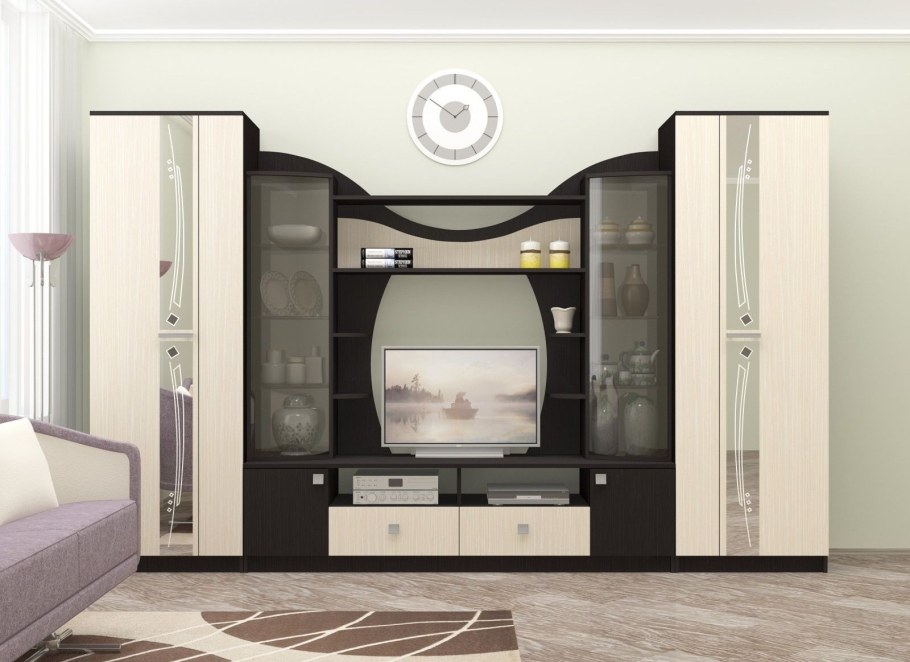 Стенка гамма 15 венге Млечный