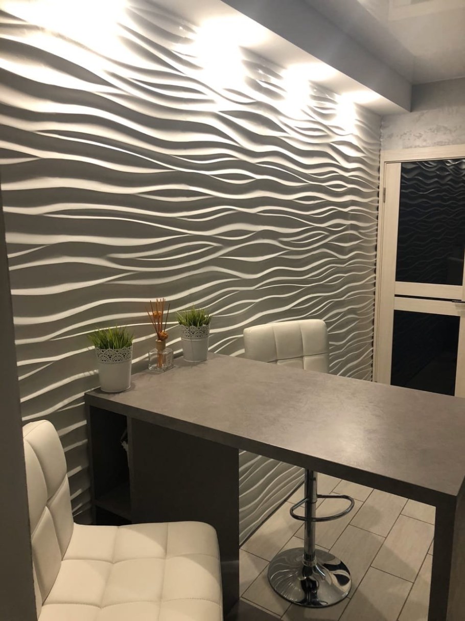 3д панели на кухне