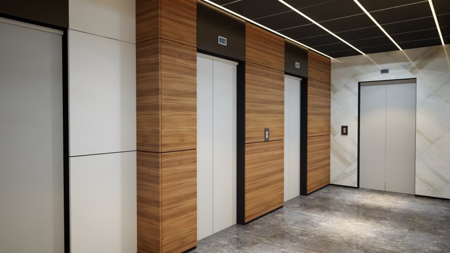 Отделка лифтового холла