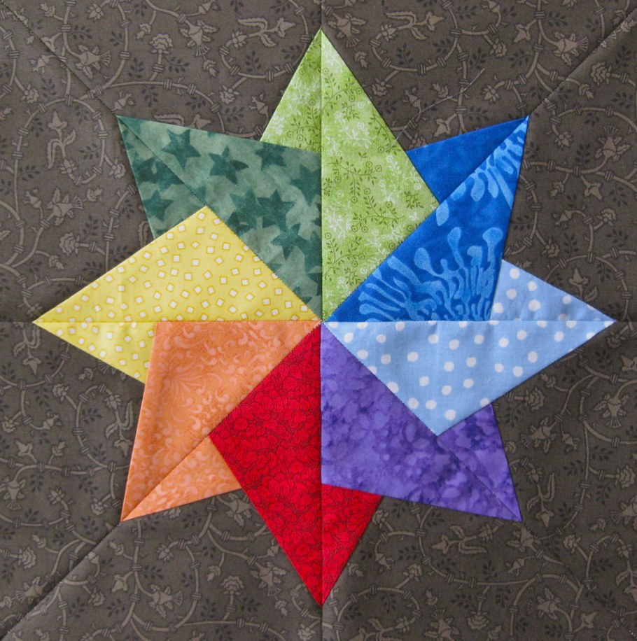 Пэчворк блок Каирская звезда