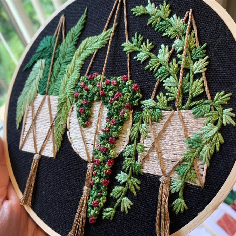 Вышивка укроп