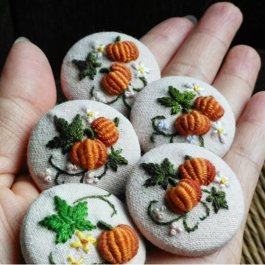 Объемная вышивка