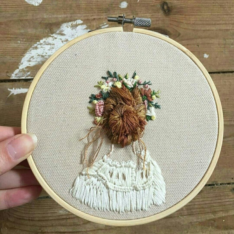 Необычная вышивка