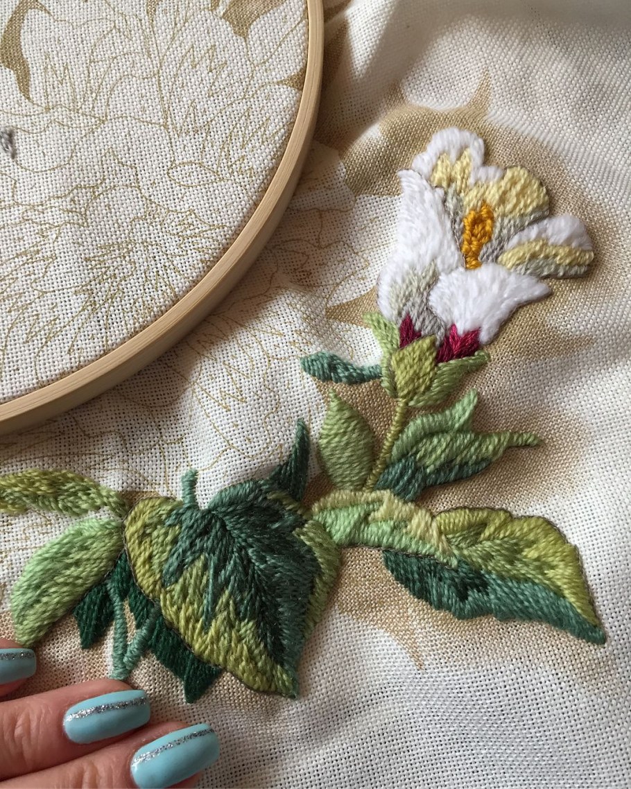 Ручная вышивка гладью