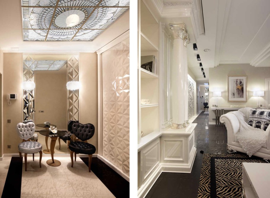 Зеркала в неоклассическом интерьере