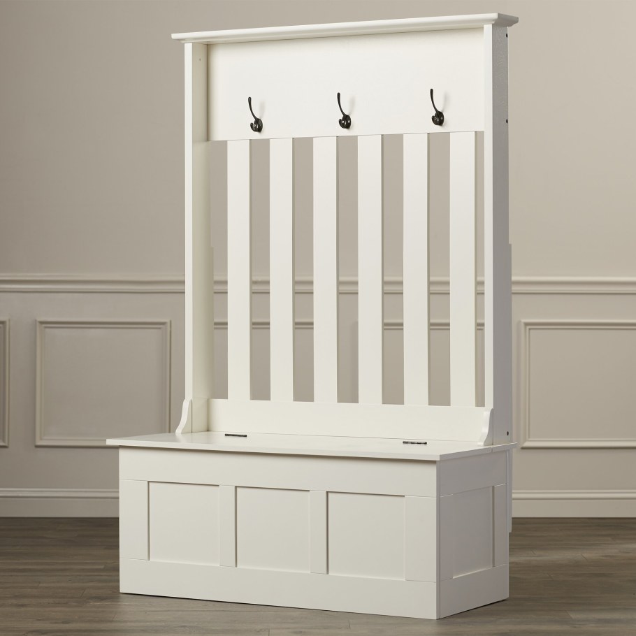 Вешалка с сидушкой в прихожую