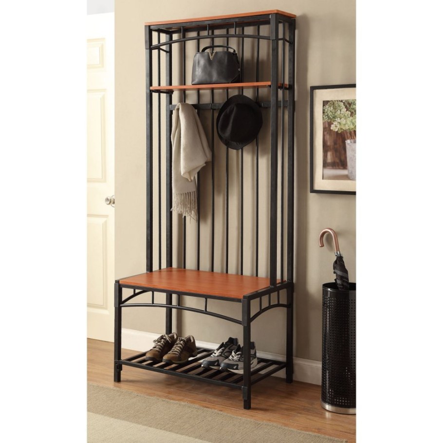 Вешалка в прихожую напольная металлическая