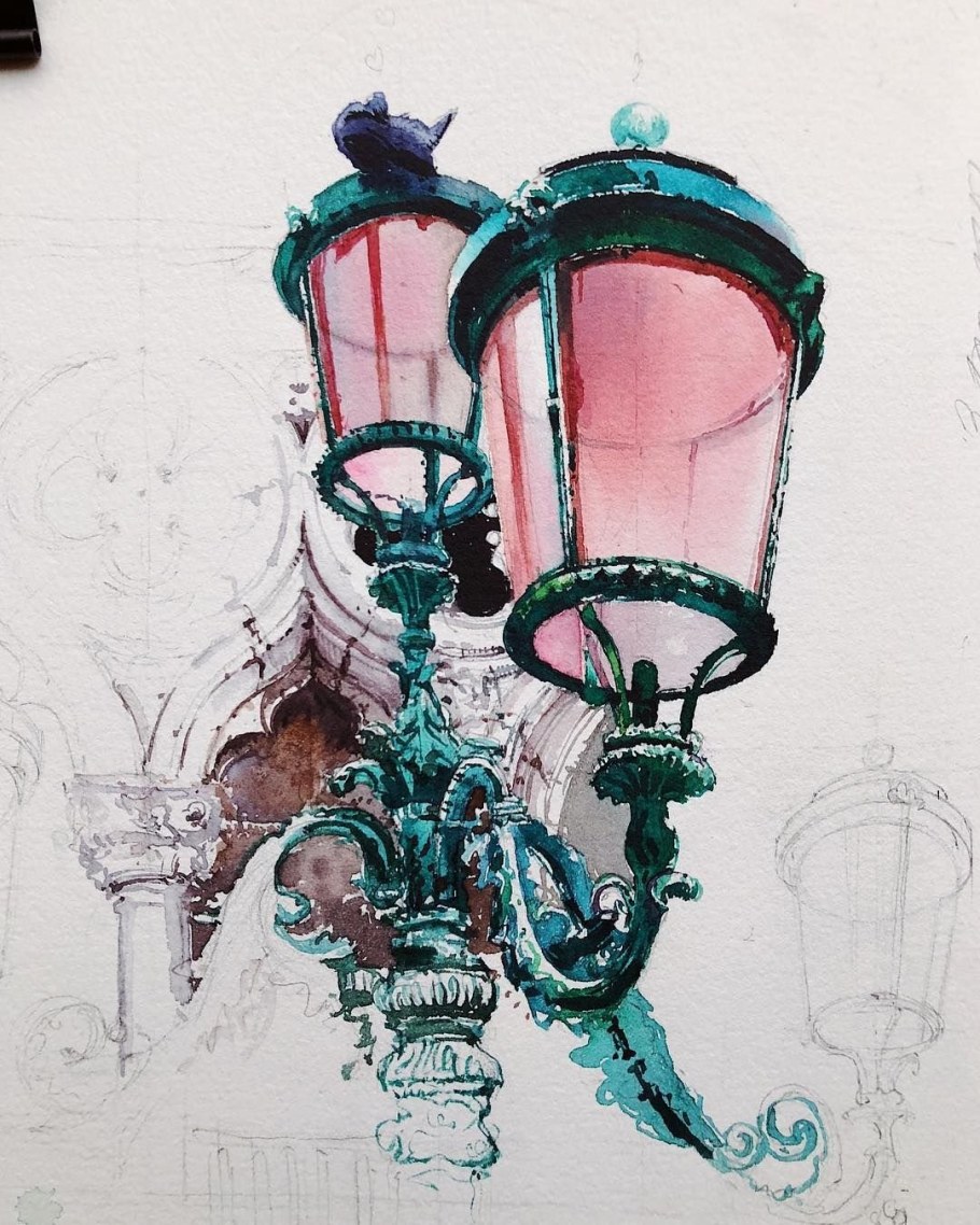 Зарисовки фонарей