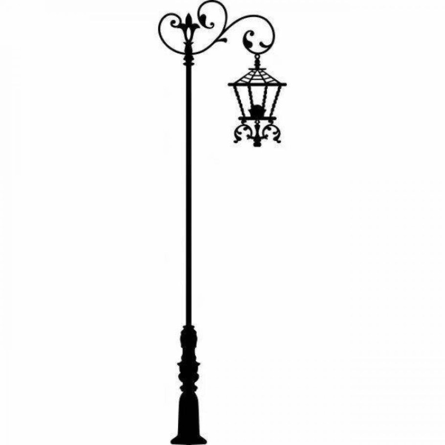 Эскиз уличного фонаря