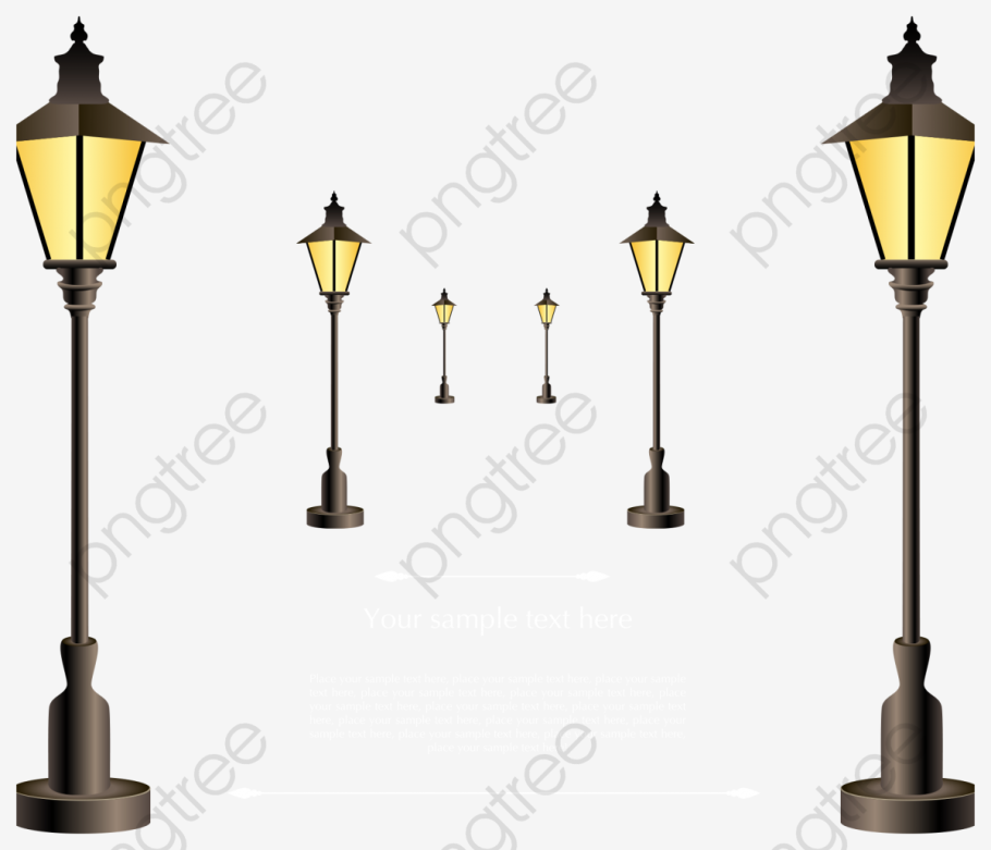 Фонарь на прозрачном фоне