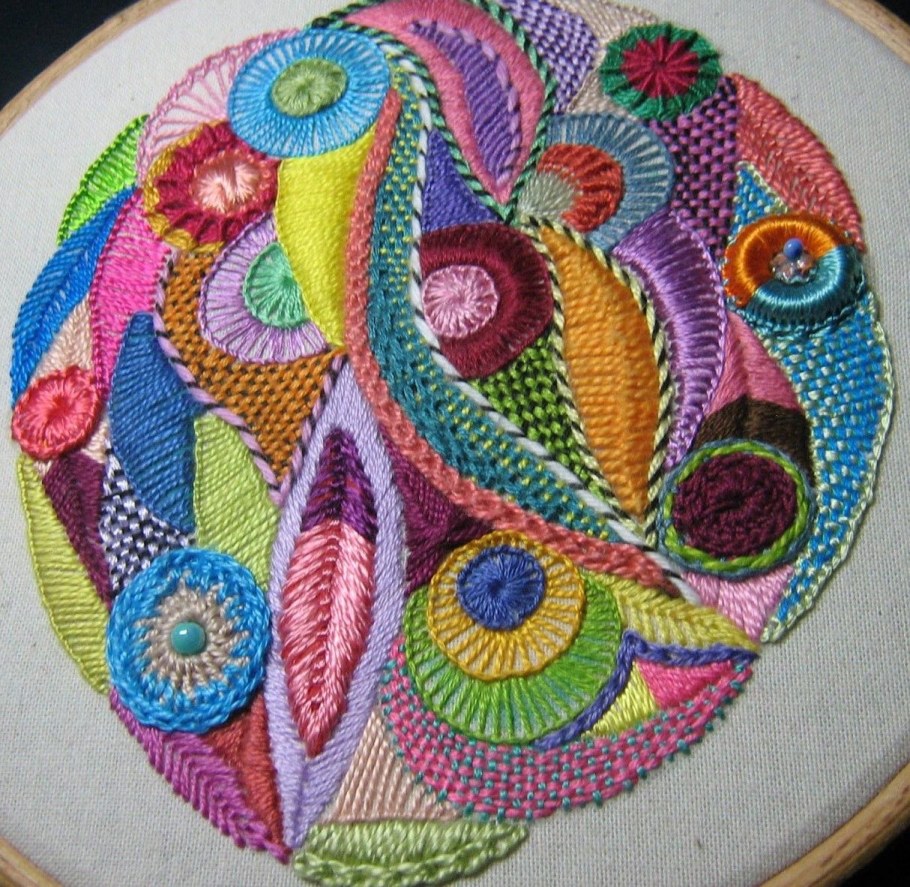 Бесплатно необычное Вышивание