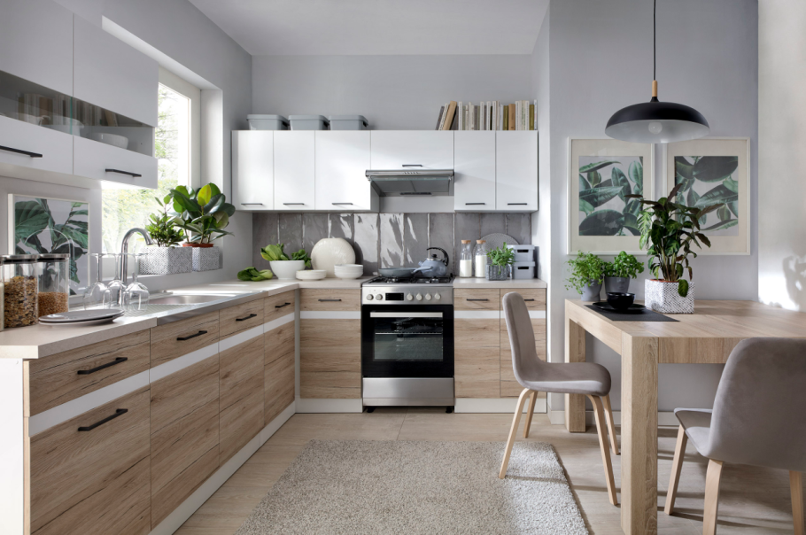 Кухня дуб сонома светлый