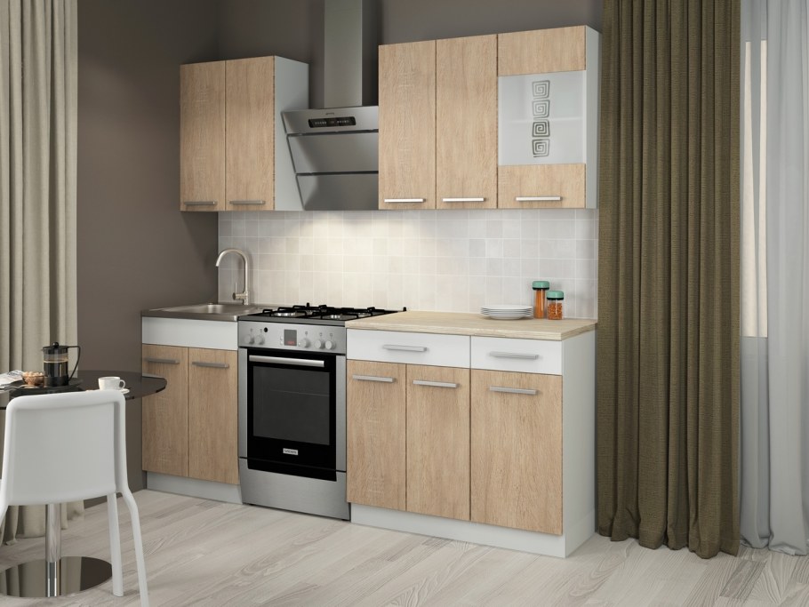 Кухня Столплит дуб сонома