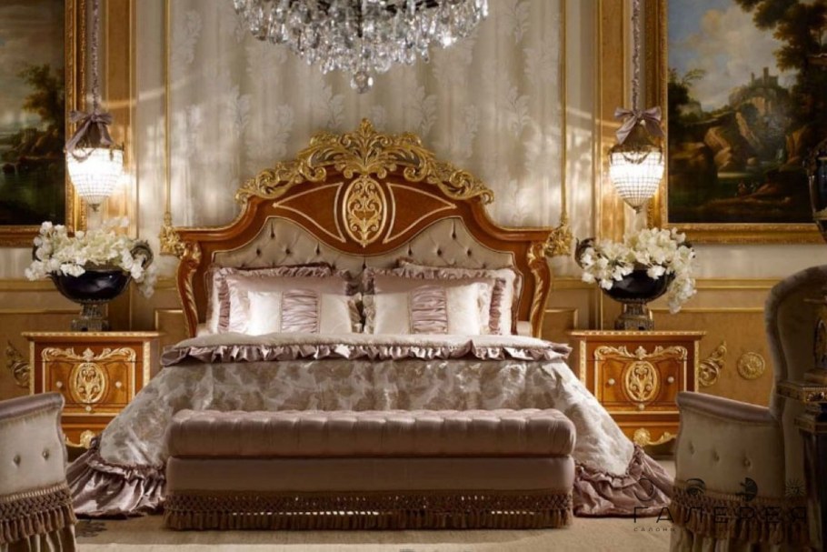 Спальный гарнитур в стиле Барокко Италия