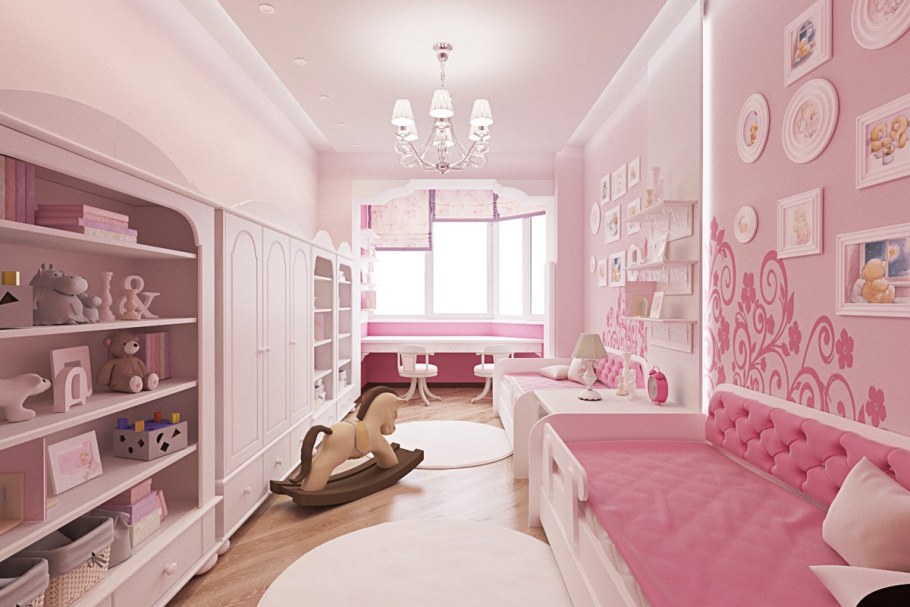 Детская для двух дочек