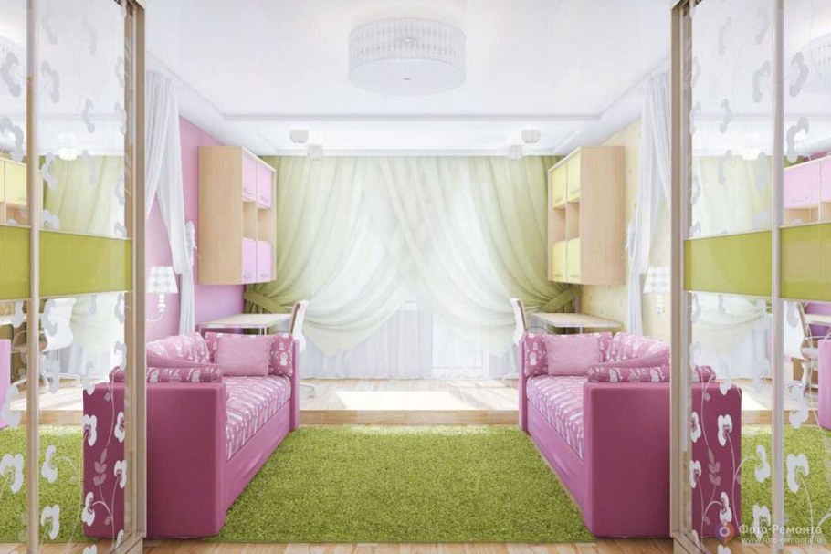 Детская для двух девочек