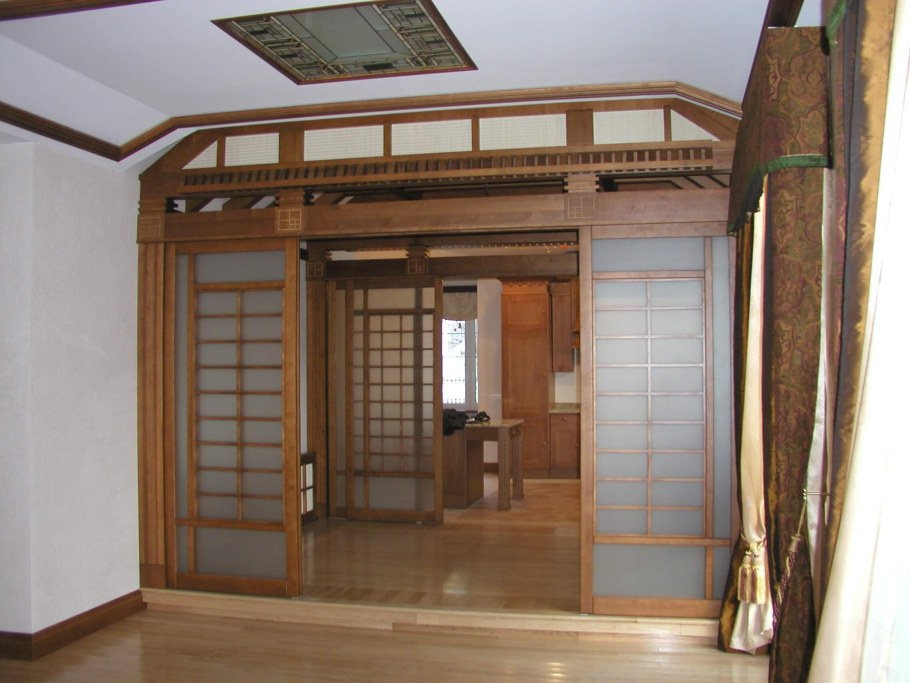Межкомнатные двери в японском стиле
