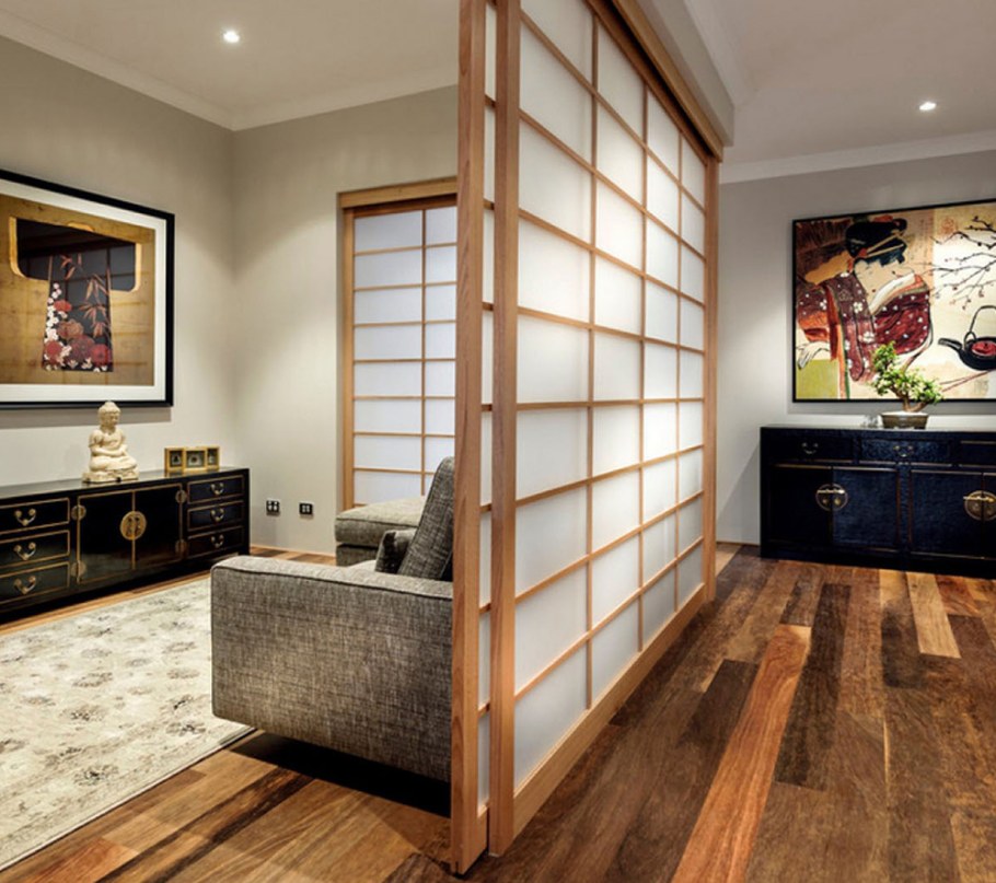 Японские перегородки в интерьере