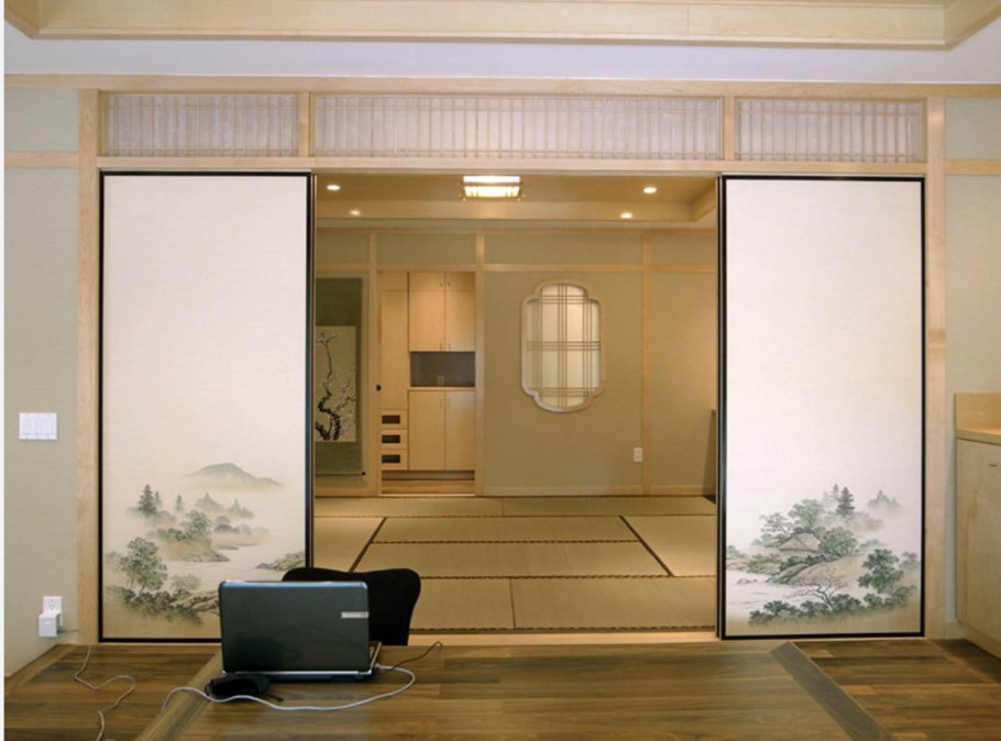 Японские двери раздвижные