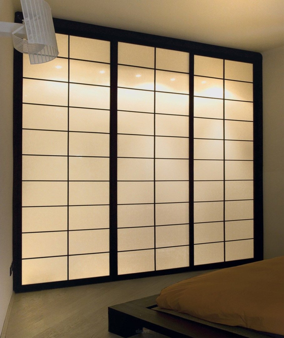 Шкаф купе в японском стиле