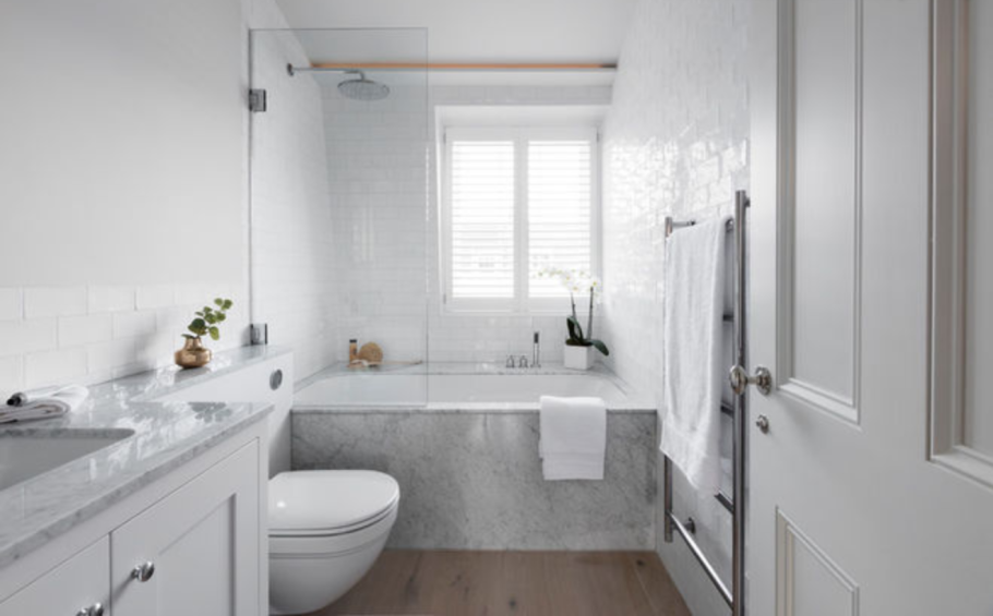 Скандинавский стиль в ванной и туалете