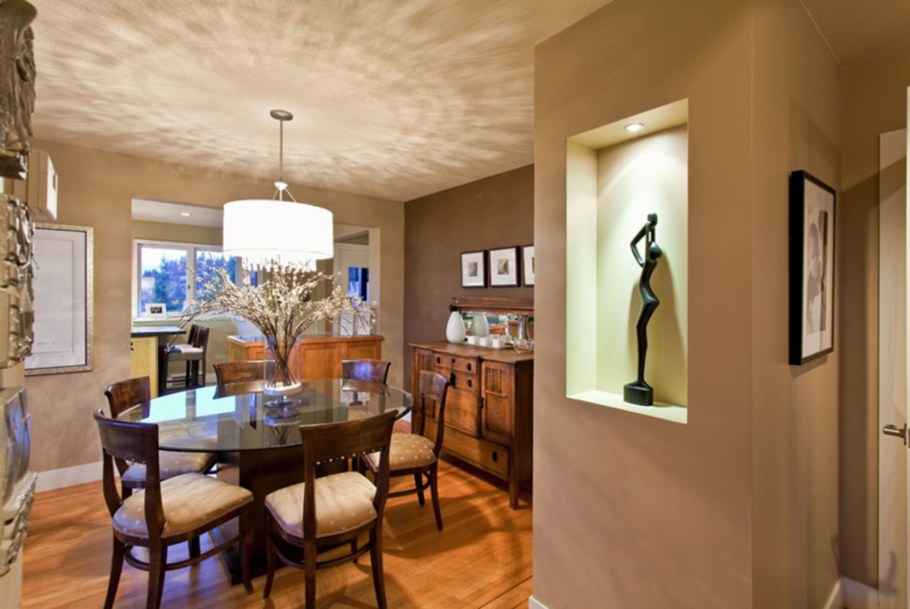 Декор ниши на кухне