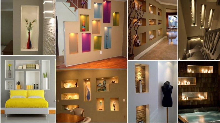 Декоративные ниши в стене