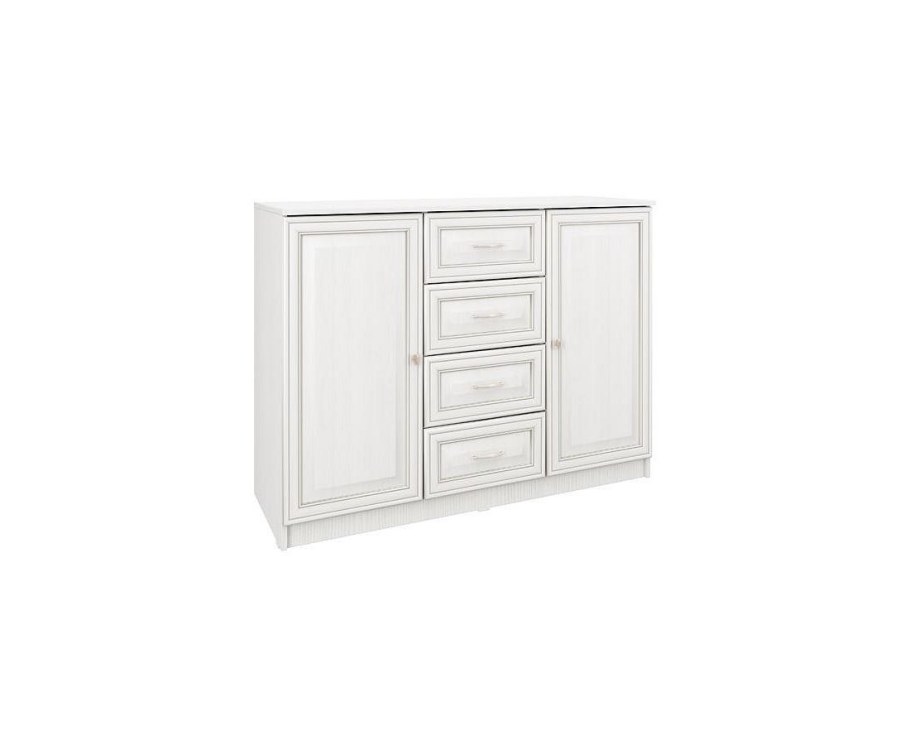 Комод Габриэлла вудлайн кремовый Сандал белый