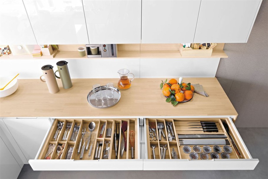 Необычные кухонные ящики