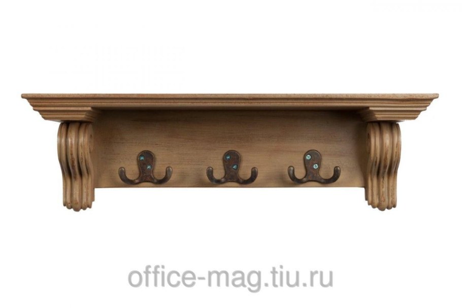 Деревянная классическая вешалка в прихожую